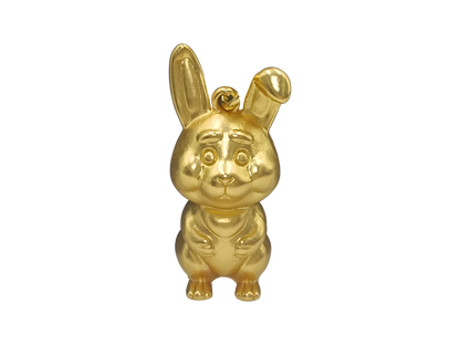 Cute Rabbit Copper Widgets  -- Twelve Zodiac Animal Collection Godforwarder