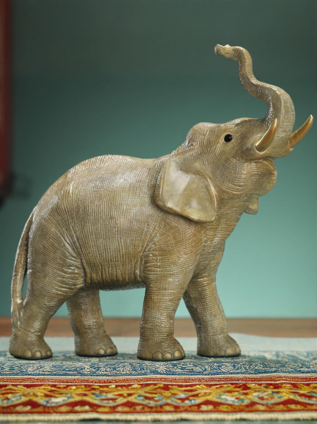 Elephant Copper Christmas Ornament --Luxury gift & home decoration Godforwarder