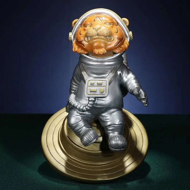 Flying Saucer Tiger Copper Christmas Ornament --Luxury gift & home decoration Godforwarder