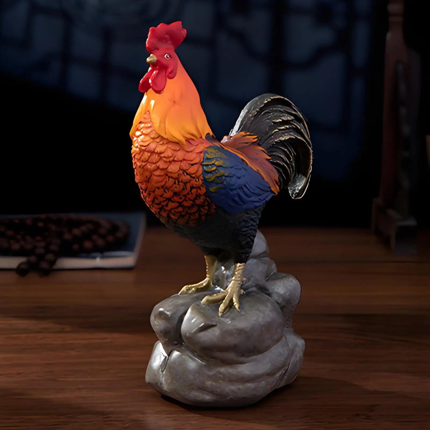 French Rooster Copper Christmas Ornament --Luxury gift & home decoration Godforwarder