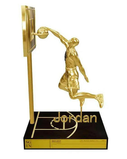 Michael Jordan Statue 24K Gold & Bronze sculpture 32x19.7x14.8cm - Godforwarder