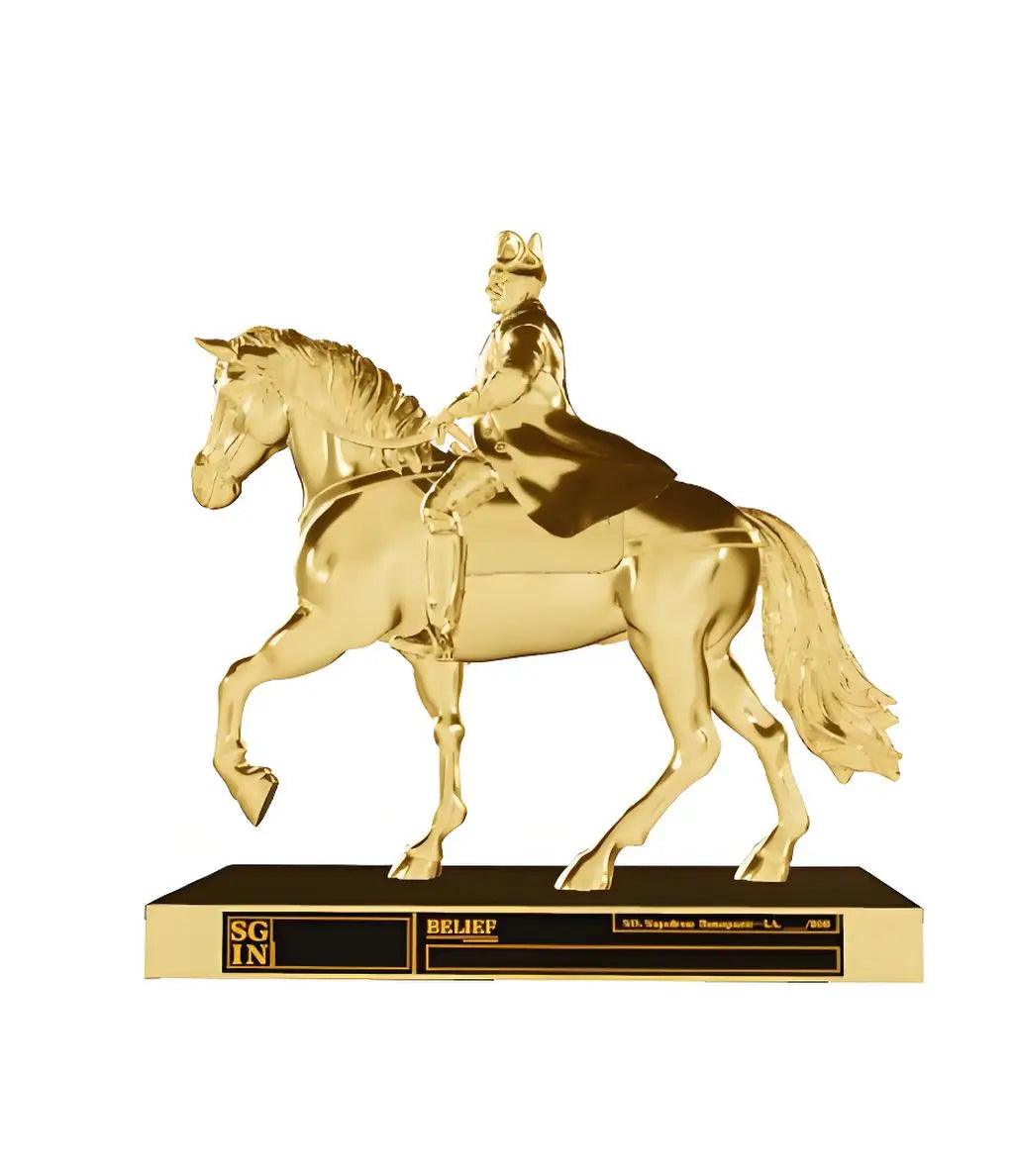 Napoleon statue 24k gold & bronze sculpture 32x14.9x30.9cm - Godforwarder