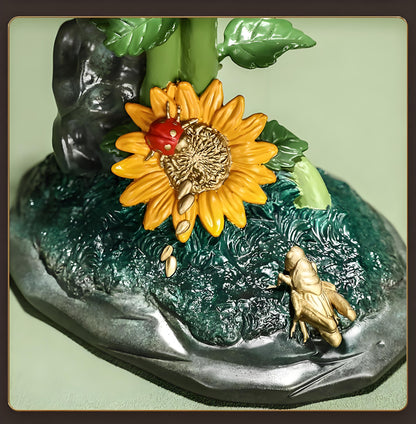 Sunflower Copper Ornament --Luxury gift & home decoration