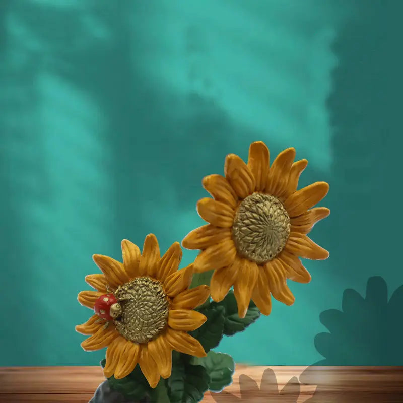 Sunflower Copper Christmas Ornament --Luxury gift & home decoration Godforwarder