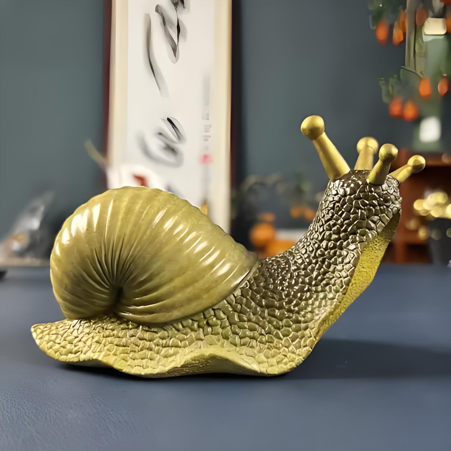 Snail Copper Ornament --Luxury gift & home decoration