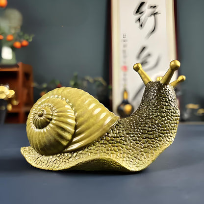 Snail Copper Ornament --Luxury gift & home decoration