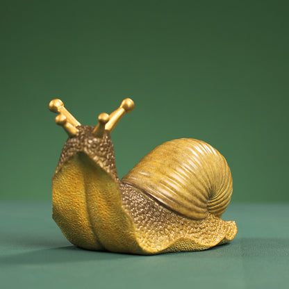 Snail Copper Ornament --Luxury gift & home decoration