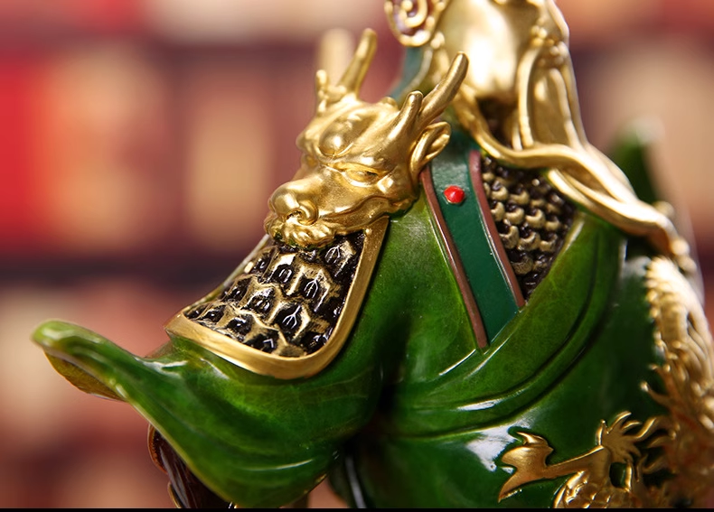 General Guan Yu Copper Ornament --Luxury gift & home decoration