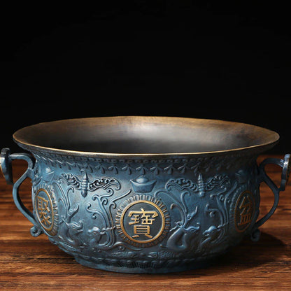 Treasure Bowl Copper Ornament --Luxury gift & home decoration